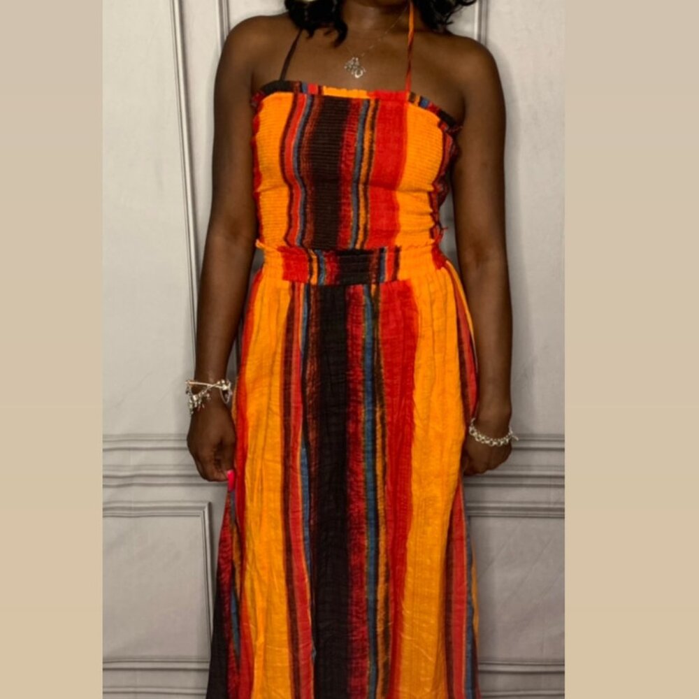 Spring In Ibiza Dress - Multi Color